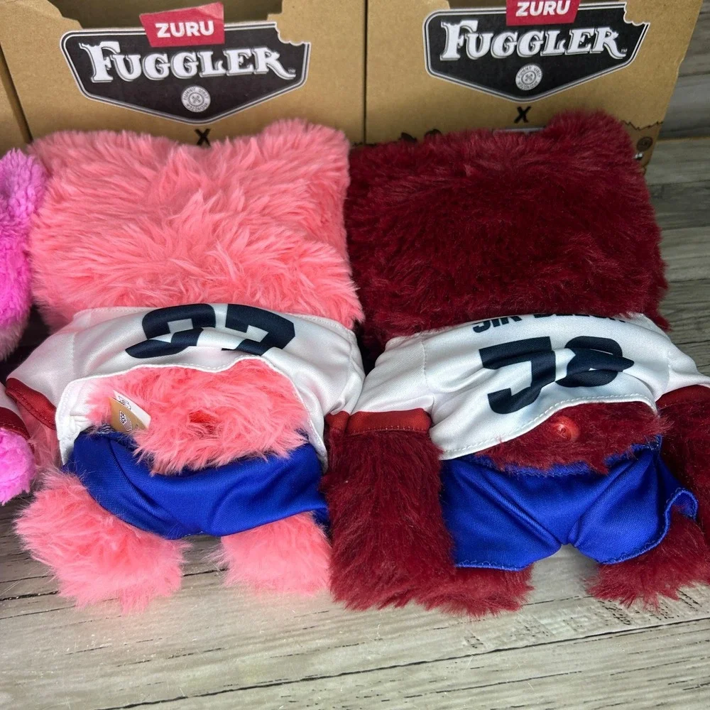 Catch Me Fuggler USA World Cup Soccer Plush Red Button Variant Bear Belch Button